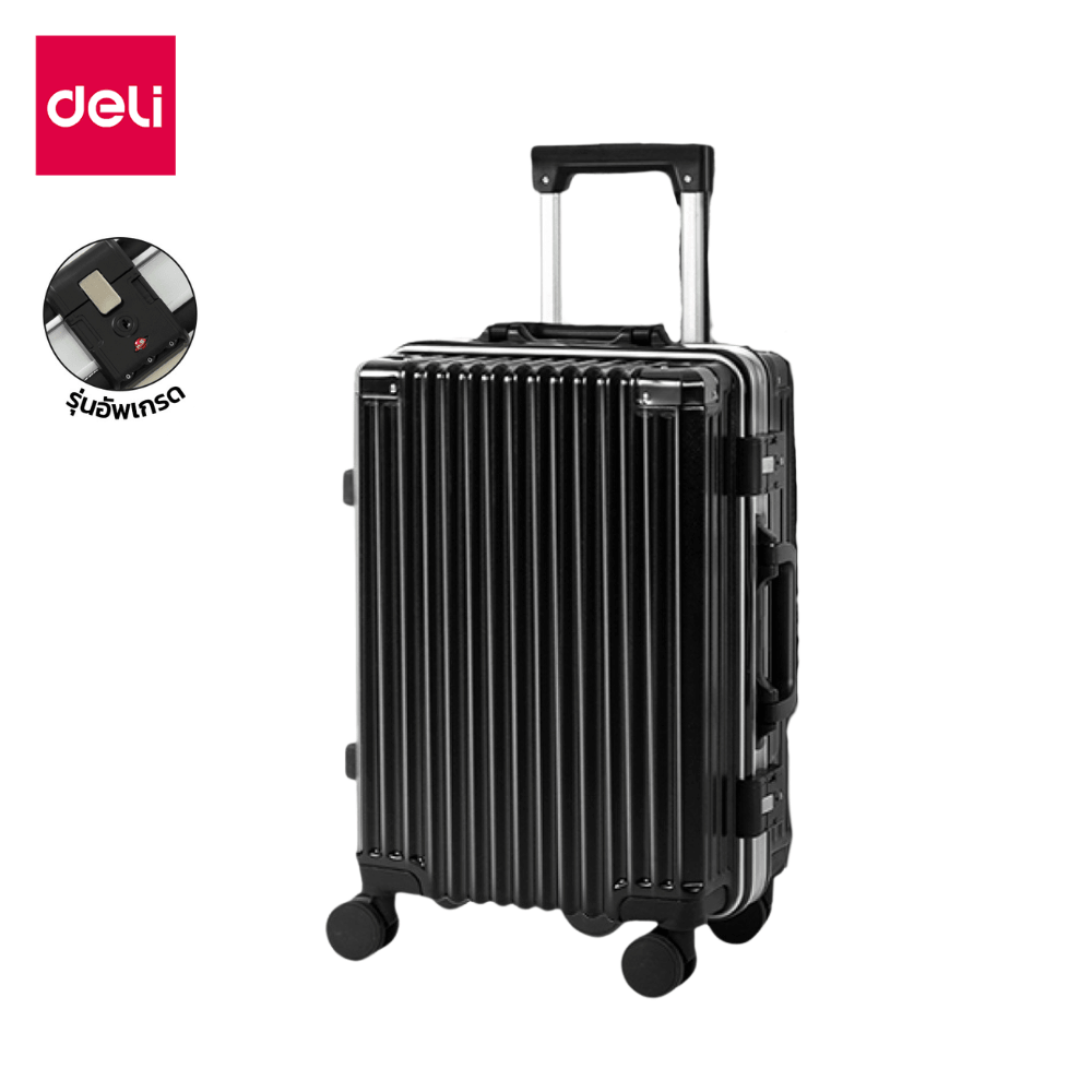 กระเป๋าเดินทางล้อลาก DELI EH1055-BK-24-01 24 นิ้ว สีดำ_10